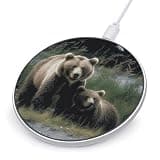 A Mother and A Cub Bears Wireless Charger, Fast Charging Pad