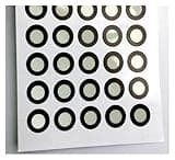 1000 Dots Handheld 3D Scanner Marking Points 3D Scanning Markers/Dots/Stickers for 3D Scaning and Optical Tracking Inner 6mm Outer 10mm for Complex Details(Oridinary 1000)