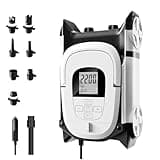 BAVIZZN 22PSI Electric SUP Pump, 12V DC Car Powered Paddle Board Pump with Accurate LCD Gauge & Reliable Auto-Off, Dual Stage Inflation for Paddleboards, Boats, Kayaks, Air Mattresses & Inflatables