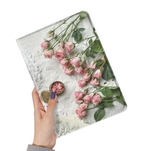 Flower Case for XIAOMI Redmi Pad 2 PRO 12.1" Case Flower Pattern Cute Floral Illustrated Printed Cover with Pencil Holder,Color 8