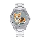 FekiLoot Watches for Men Big Face Stainless Steel Wristwatch Casual Watch