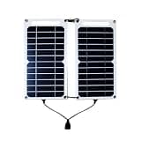 35W 5V USB Portable Solar Panel Solar Plate Safe Stabilize Charger ForPower Bank Phone Outdoor Camping Home RV Gift(Solar Panels)