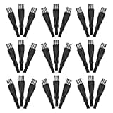 KONTONTY 100pcs Small Cleaning Brush Set for Electric Razors with Dualhead Design, Nylon and Plastic Material, Compact and Portable Dusting Brushes for Travel and Office Use