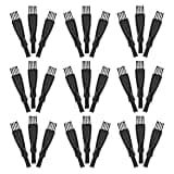 KONTONTY 100pcs Small Cleaning Brush Set for Electric Razors with Dualhead Design, Nylon and Plastic Material, Compact and Portable Dusting Brushes for Travel and Office Use