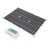 Omquot 20W Solar Panel Kit, Monocrystalline Lightweight Portable Charger for Camping, RV, ABS Material, 42 X 28 Cm