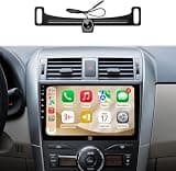 Car Radio Stereo for Toyota Corolla 2008-2013, Wireless CarPlay Android Auto 9 Inch Linux Touch Screen Navigation Head Unit Bluetooth FM/AM