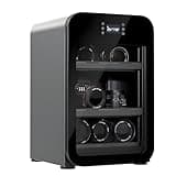 40L Camera Lens Dehumidifier, 40L Camera Dry Cabinet, Noiseless Constant Humidity Drying Box with Humidity Control & LED Light (Black)