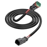 XMSJSIY DT 2 Pin Wiring Harness Extension Cable Automotive Waterproof Electrical Connector 2 Way Deutsch DT Male to Female Wiring Harness 16AWG Quick Connect for LED Work Lamps Fog Light - 1.5M/4.92FT