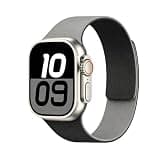 Magnetic Silicone Band, Duo-Color Design & Soft Silicone, Compatible with Apple Watch Band 38/40/41/42/44/45/46/49mm, Waterproof Magnetic Clasp Strap for iWatch Ultra SE Series 11/10/9/8/7/6/5/4/3/2/1