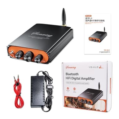 Hosyond Bluetooth Audio or Video Receiver & Components Hi-Fi Amplifier for Passive Speakers