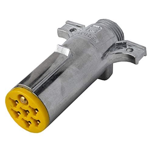 Tectran 680-E71 Trailer Wiring Plug 7 Way, Auxiliary, Male Ground Pin