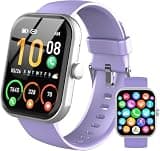 Jugeman Smart Watch for Men Women (Answer/Make Call), Fitness Watch with Heart Rate/Sleep Monitor/Pedometer/Calories-A04