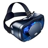 3D VR Headset, Virtual Reality 3D VR Glasses, Anti-Blue Light Adjustable 3D Headset Helmets for iPhone or Android Compatible with 4.5β to 6.7β inch with (Purple)