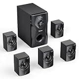 Bobtot Surround Sound System Home Theater Speakers - 700 Watts Peak Power 5.1/2.1Wired Stereo Speaker System 5.25" Subwoofer Strong Bass with Bluetooth ARC Optical Input