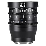 DSLR Camera Lens, 9mm T5.8 10mm T2.9 12mm T2.9 14mm T2.6 Zero-D Lens Full Frame Ultra Wide Angle,Compatible for Sony Nikon Z Canon EF/RF(ARRI LPL,14mm T2.6)