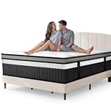Queen Mattress, 14 Inch Gel Memory Foam Hybrid Mattress in a Box, Cooling & Breathable Design, Zoned Pressure Relief, Medium Firm Feel, CertiPUR-US Certified