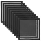 OSOLADY 10pcs PC Fan Dust Screen Mesh Grill Covers for Computer Case and Air Conditioning Unit, Black PVC Material with Speaker Mesh Design, Noise Reduction and Component Protection