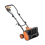 VEVOR Corded Electric Snow Shovel, 12A 17 inch Snow Shovel, 60° Adjustable Chute, 20 ft Throwing Distance, Snowthrower with Dual Safety Switch, Winter Ice Removal Tool for Driveway Sidewalk Patio