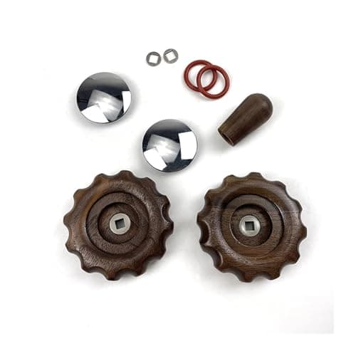 NWJGHYIJH Compatible For EXPOBAR E61 Semi-automatic Coffee Machine Modified With Walnut Steam Knob Lever