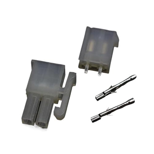 USUFKCXDG 5set 5557 5569 2P Wiring Terminal Electrical Connector Kit 4.2mm 2x1P Straight Pin Jack