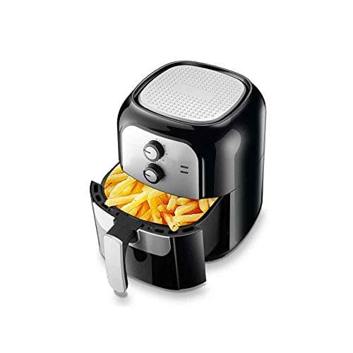 PYRVILAX 1400W 6L Air Fryer Large Capacity Household Smoke-free Electric Frying Pan Smart Touch Screen Fries Machine