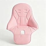 Crymfrynt High Chair Cover Replacement Compatible with Chicco, Graco, Peg Perego Siesta Zero3, Baoneo, PU Leather Padded High Chair Cushion Insert, Pink