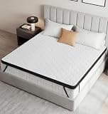 Full Size Mattress Topper 3 Inch Firm to Extra Firm Dual Side Flippable