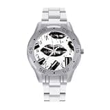 FekiLoot Watches for Men Big Face Stainless Steel Wristwatch Casual Watch