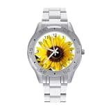 FekiLoot Watches for Men Big Face Stainless Steel Wristwatch Casual Watch