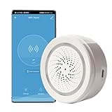 Smart Wi-Fi Siren Alarm: Wireless Strobe Siren with Sound and Light Alarm, 100dB Sounder, App Remote Control, Burglar Alarm Links with Tuya Smart Devices for Home Security & Home Automation