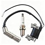 20001042 Ignition Coil Compatible with Ariens AX Snow Blowers and Lawn Mowers 136cc 208cc 254cc 08200807 08201024 Models, Lengthened 11-Inch Spark Plug Wire &16-Inch Signal Wire, Includes Spark Plug