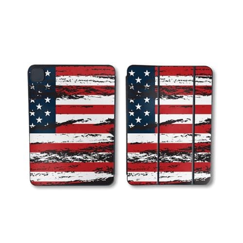 Skin Compatible with Apple Smart Folio for iPad Pro 11-inch (M4/M5) 2025 - Tattered Flag - Premium 3M Vinyl Protective Wrap Decal Cover | Crafted in The USA by MightySkins