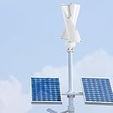DAJILISHI 500W Wind Turbine, 42.65ft/s Wind Turbine Generator Kit,Vertical Axis Wind Turbine for Home, Business, and Industrial Energy Supply in Boats, Gazebos, Cabins