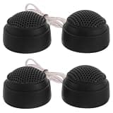 HAPINARY 4pcs Car Tweeter Speakers Dome Tweeter Housing High Volume Performance 20w 2k~25khz 4 Ohm Piezoelectric Transducer Replacement Part for Car Interior Audio System