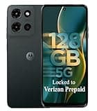 Verizon Prepaid Motorola Moto G 2025, 128GB, 5G, 50MP Camera System, 6.7" 120Hz Display, 5000mAh Battery, Locked to Verizon Prepaid - Gray