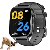 Mothdust 4G Senior Smart Watch with SIM Support GPS Tracker Fall Detection Two Way Calling SOS Button IP67 Waterproof Safety Smartwatch Wristband for Elderly Patients Seniors(Black)