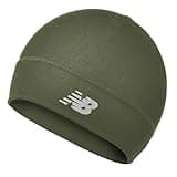 New Balance Lightweight Running/Athletic Skullcap Hat, Beanie, Cap Olive