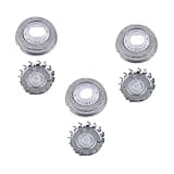 3pcs Shaver Replacement Heads Compatible with Philips HQ3 HQ4 HQ55 HQ6676 HQ6695 HQ6831 HQ6842 HQ6843 HQ6844 HQ6849 Cutter and Comb