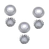 3pcs Shaver Replacement Heads Compatible with Philips HQ3 HQ4 HQ55 HQ6676 HQ6695 HQ6831 HQ6842 HQ6843 HQ6844 HQ6849 Cutter and Comb