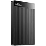 UnionSine 2TB Ultra Slim Portable External Hard Drive HDD-USB 3.0 for PC, Mac, Laptop, PS4, Xbox one, Xbox 360-(Black)