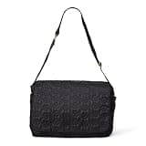Amazon Essentials x Sofia Grainge Women's Nappy Diaper Bag Tote, Black, One Size