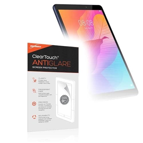 BoxWave Screen Protector Compatible with Huawei MatePad T8 - ClearTouch Anti-Glare (2-Pack), Anti-Fingerprint Matte Film Skin