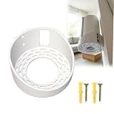 Router Wall Mount Compatible with TP-Link Deco X50-5G, 45° Angled Router Holder, Ventilated Wall Bracket with Cable Access, Space Saving Network Organizer