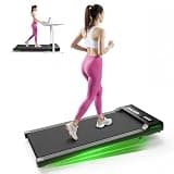 Akluer Walking Pad Treadmill, Portable Under Desk Treadmill 330lbs Capacity