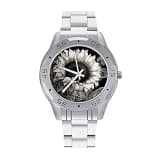 FekiLoot Watch for Men Big Face Stainless Steel Wrist Watch Personality