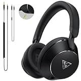 DOQAUS Studio Monitor Headphones Wired, Over Ear Professional Headphones with Natural Balanced Sound, 50mm Drivers, 6.35mm & 3.5mm Jack, Closed-Back for Recording, Mixing, DJ, Guitar Amp, PC