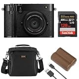 Fujifilm GFX100RF Digital Camera, Bundle with 128GB Memory Card, NP-W235 Battery and Shoulder Bag