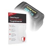 BoxWave Screen Protector Compatible With HealthTree JKS50B Fingertip Pulse Oximeter (2.5 in) - ClearTouch Anti-Glare ToughShield 9H (2-Pack), Anti-Glare 9H Tough Flexible Film Screen Protector
