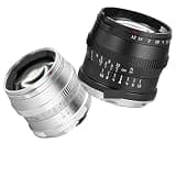 50mm F1.2 APS-C Manual Focus Portrait Lens for E/X/M / M4/3 / Z/L/RF(Black,Macro 4/3)