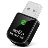 Luckyish Wireless Carplay Adapter for iPhone Latest Upgrade, Tiny Bluetooth Dongle Convert Wired to Wireless for Apple Car Play Plug & Play, Zero-Lag Auto-Connect GPS Works With 2016+ Car(Ebony Black)
